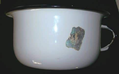 ENAMEL CHAMBER POT Hendler and Hendler