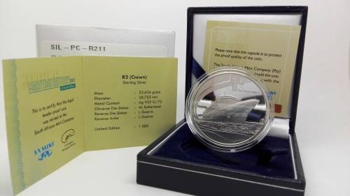 2011 Silver R2 PROOF - Maritime History - Low actual Mintage of 373 .. R1 START!!