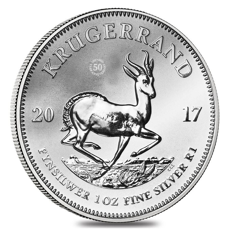 2017 | Krugerrand | 1oz Fine-Silver | Premium Uncirculated | Encapsulated with Certificate.