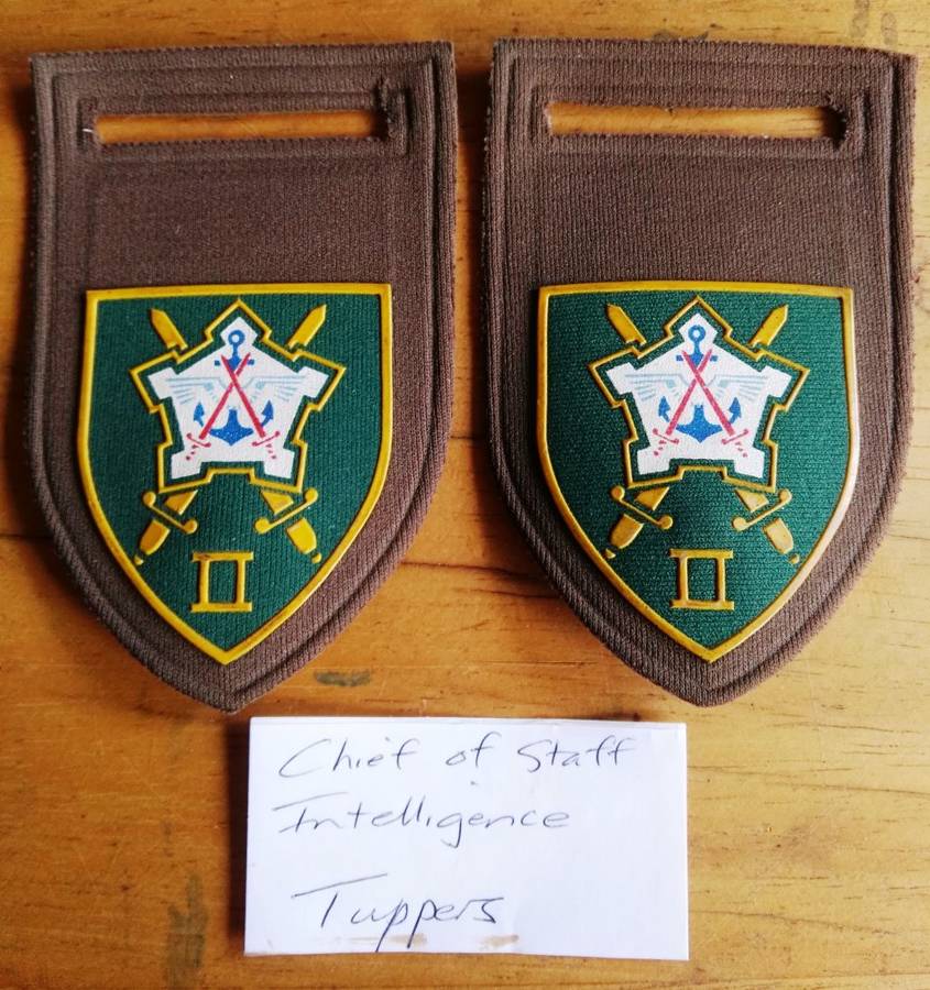 Chief of Staff Intelligence Tuppers Set | SADF | Great Condition