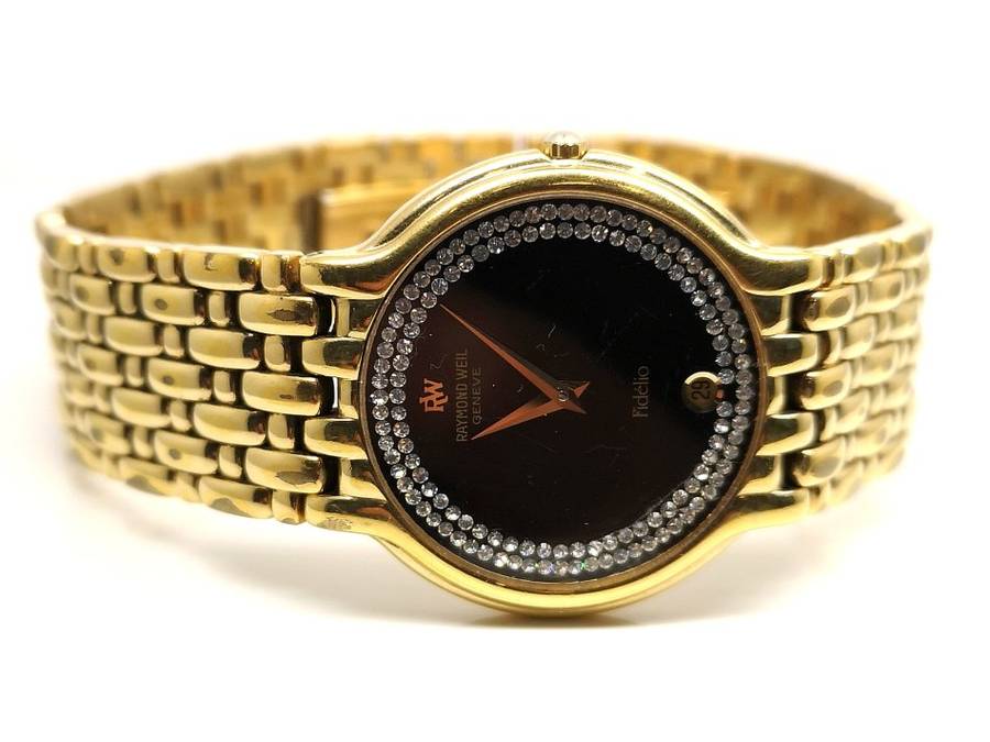 RAYMOND WEIL | GENEVE | Fidelio | Designer Ladies Watch | 18K Gold Plated | Authentic | R1 Start
