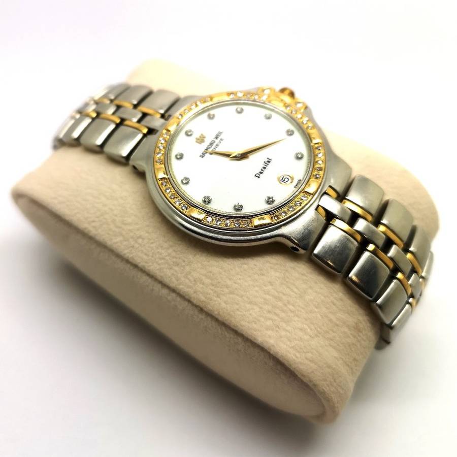 RAYMOND WEIL | GENEVE | Parsifal | Designer Mens Watch | With 51 Small Diamonds | R1 Start