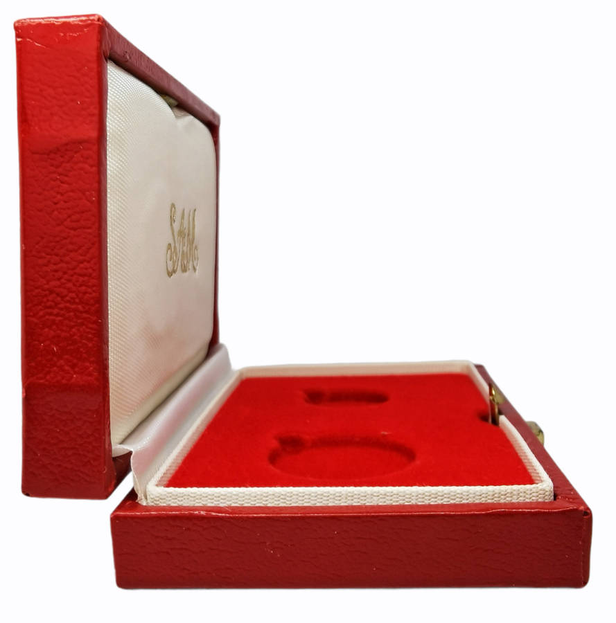 Empty Red SA Mint Box | Tenth And Quarter Ounce Kruger Rand