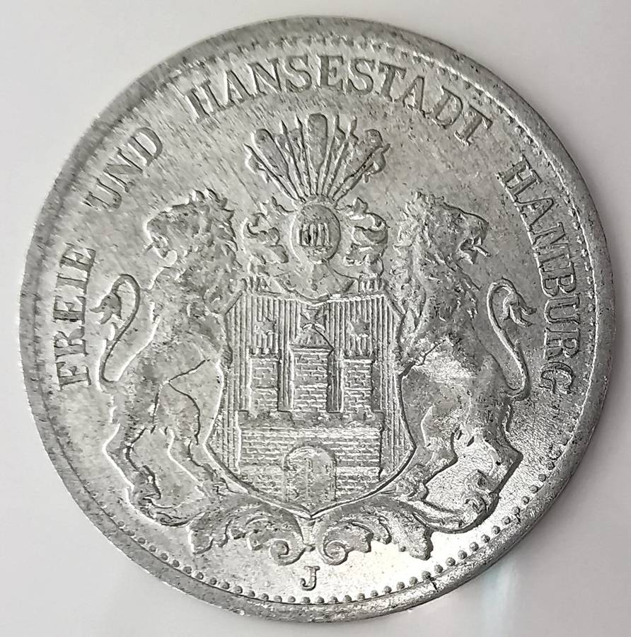 1923 | 200 000 Mark | German Notgeld | Hamburg | 23 mm