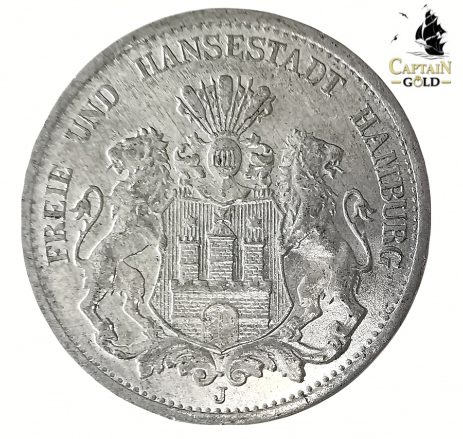 1923 | 200 000 Mark | German Notgeld | Hamburg | 23 mm