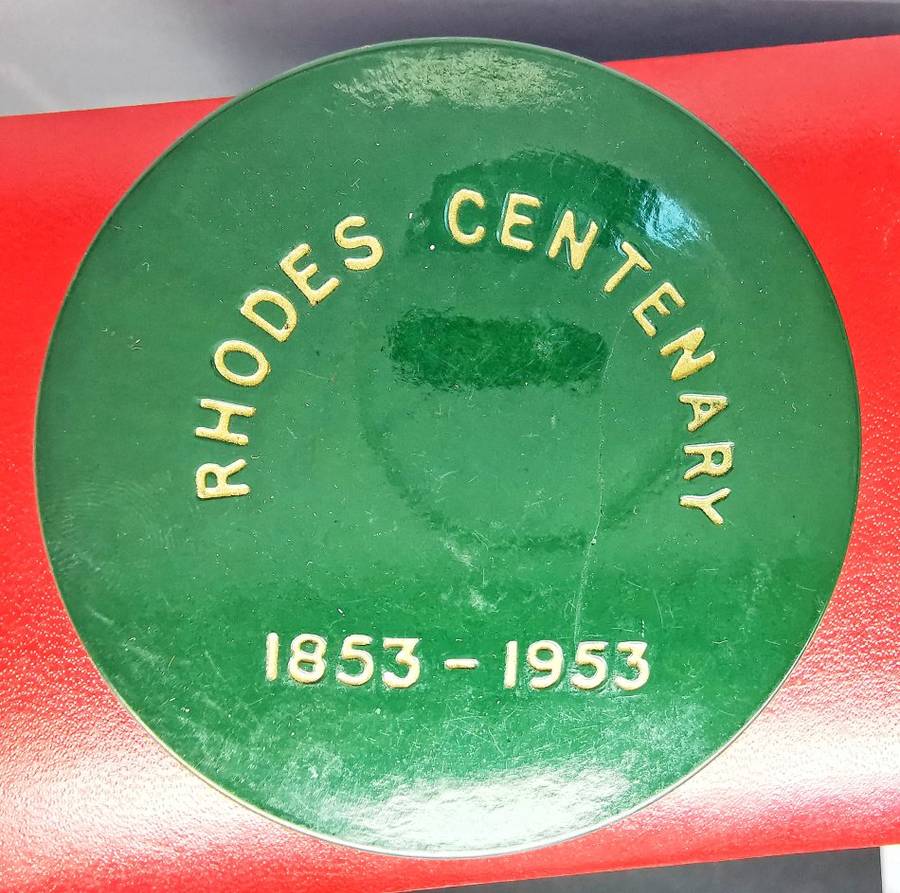 1953 | 1 Crown | Elizabeth II | Cecil Rhodes | 38.5 mm Silver Coin | Zimbabwe