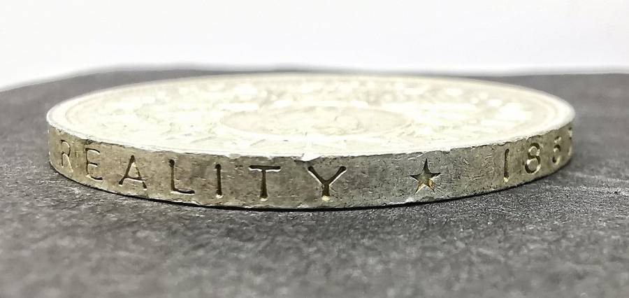 1953 | 1 Crown | Elizabeth II | Cecil Rhodes | 38.5 mm Silver Coin | Zimbabwe