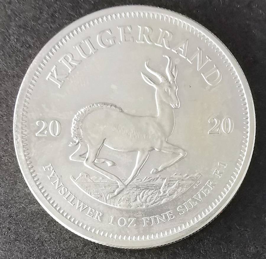 2020 | Krugerrand | 1oz | Fine Silver | R1 | South Africa | UNC | No Capsule/Certificate