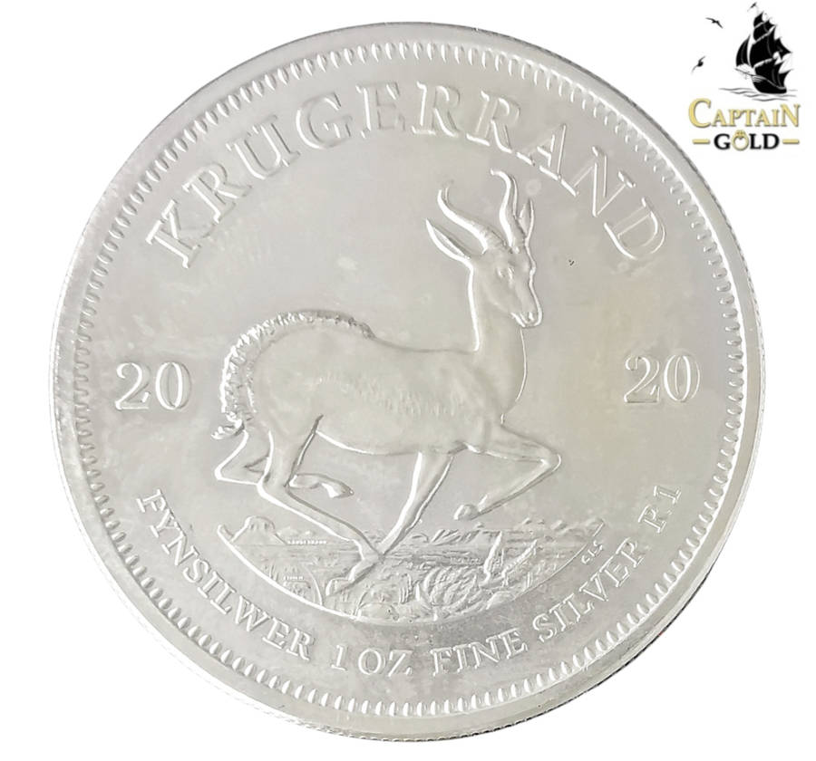 2020 | Krugerrand | 1oz | Fine Silver | R1 | South Africa | UNC | No Capsule/Certificate