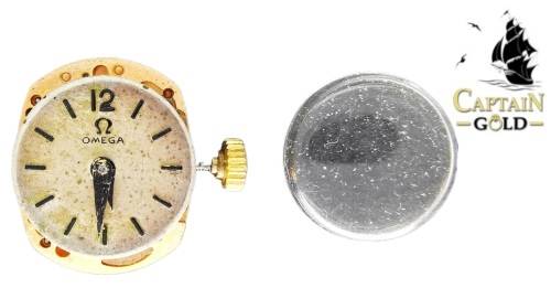 Omega | Seventeen 17 Jewels | Rose Gold Color | Watch Parts