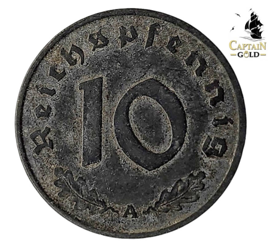 1943 | A | 10 Reichspfennig | Germany | 21 mm