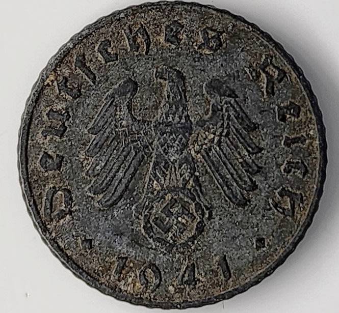 1941 | A | 5 Reichspfennig | Germany | 19.2 mm