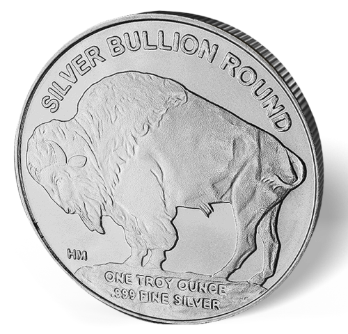 1oz American Buffalo/ Indian Head | HM Mintmark | .999 Fine Silver Bullion Round | Buy Now R525 each