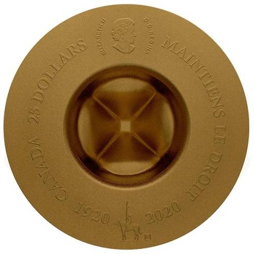 2020 | $25 | 1.5oz Silver | Coin | Classic Mountie Hat | Royal Canadian Mint | Mintage Only 6500