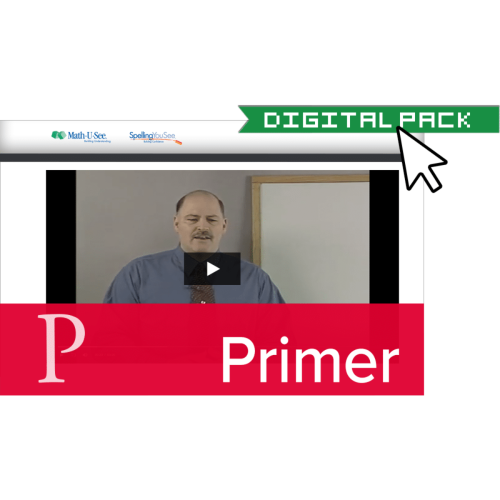 RSA Primer - Digital Pack - MATH-U-SEE (please read important note in description)