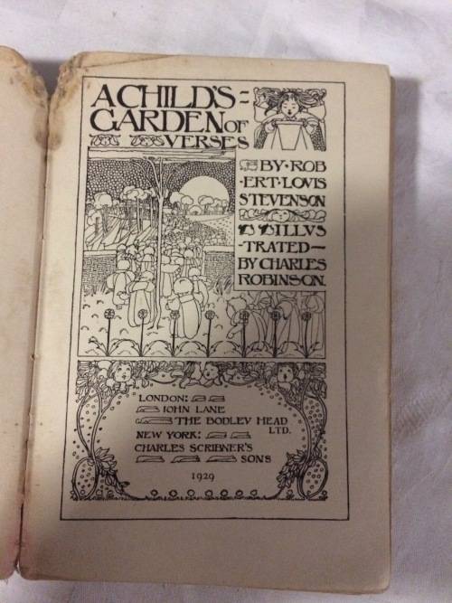 A Child's Garden of Verses - Robert Louis Stevenson 1885