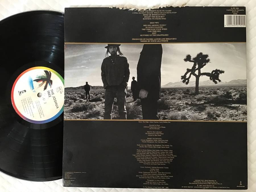 U2 The Joshua Tree Lp