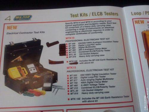 Professional Electrician Test Kit for certificate of compliance (COC)-See description for discount!