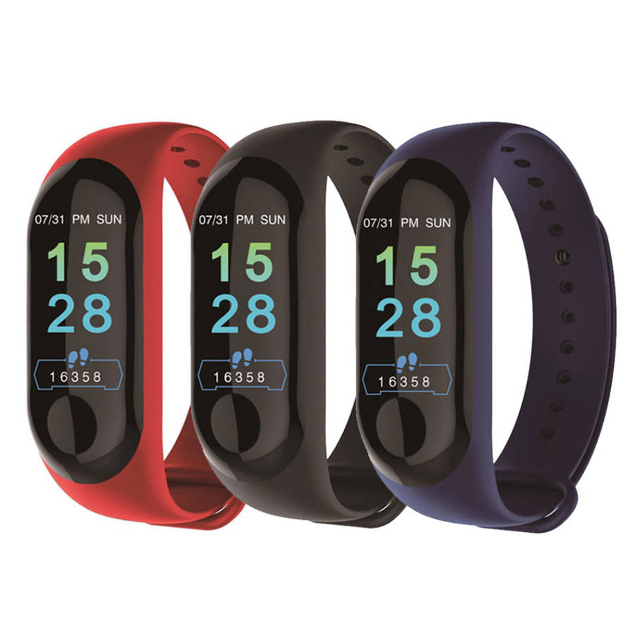 M3Plus Smart Watch- Bluetooth Wristband Fitness Tracker Heart Rate Activity Bracelet