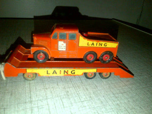 Matchbox car and trailer