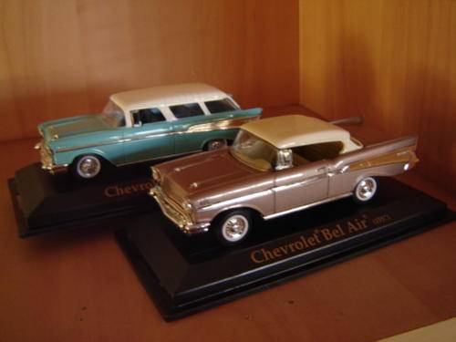 '57 Chevrolet Combo: Bell Air Nomad V8 & Bell Air H/Top V8  1/43  YatMing R/S New i D/Box Garenteed