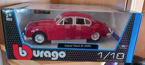 Jaguar M11 Die Cast  Scale  1/18 Display Box Burago  Buy x2 Assorted Models  Less 10 % on Selling