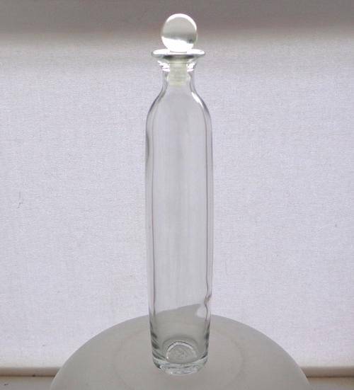 Adorable glass bottle.