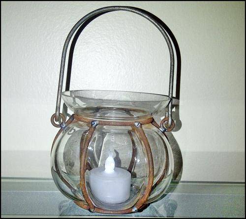 Blown Glass and metal.                                   Please look at description.