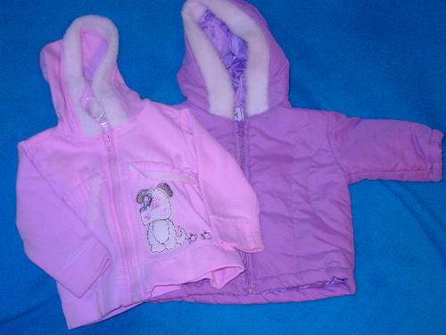 2 x Baby Girl Winter Jackets