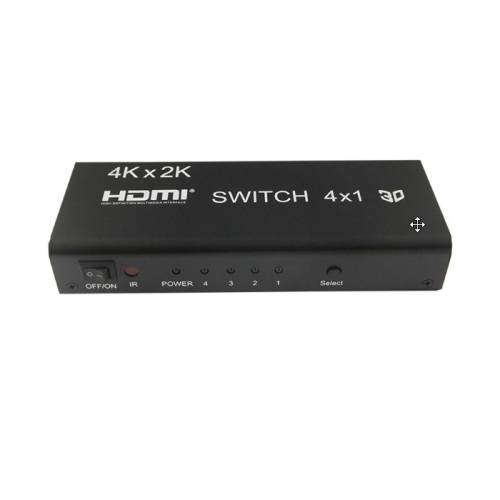 4K 4x1 HDMI Switcher with Toslink & Digital Coaxial port