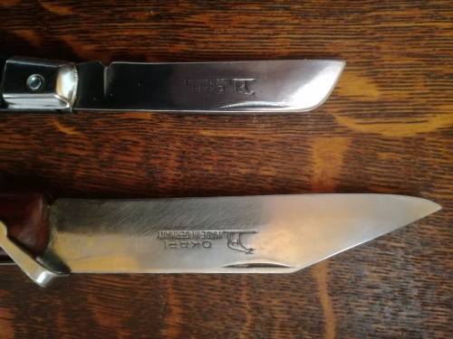 Xmas special - collectors - real German Okapi set of knives