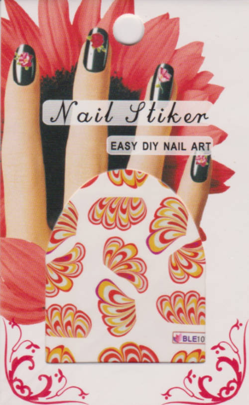 Wing Nail Art Water Decals Transfer Sticker