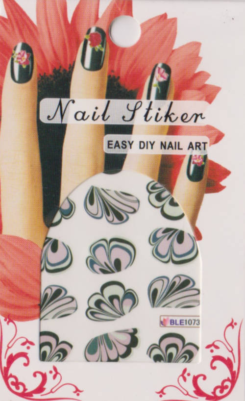 Wing Nail Art Water Decals Transfer Sticker