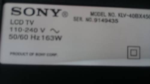 Sony Bravia KLV-40BX450 40" Full HD LCD TV