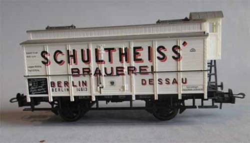 TRIX HO SCALE - OLD TIME BEER TRANSPORT WAGON "SCHULTHEISS" - GOOD CONDITION