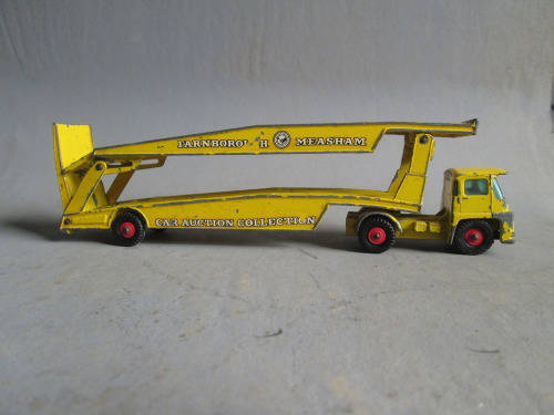 MATCHBOX KING SIZE K-8, GUY WARRIOR CAR TRANSPORTER - SEE ALL FOTOS