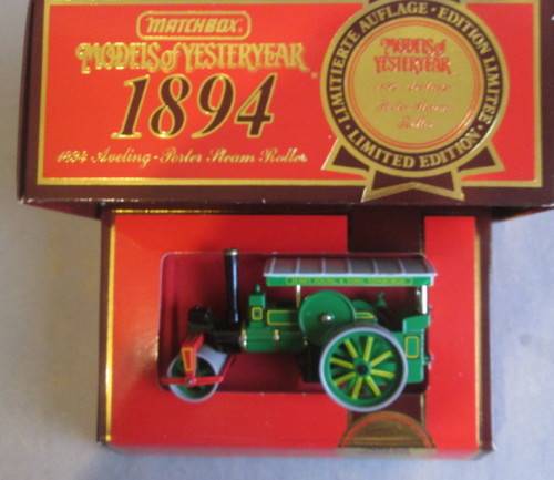 MATCHBOX Y-21 1894 AVELING-PORTER STEAM ROLLER (BOXED)