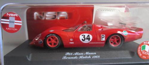 NSR - FORD P68 ALAN MANN RACING # 34,BRANDS HATCH 1968, MADE IN ITALY - BOXED