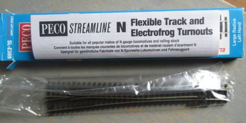 PECO N SCALE - SL-389 LH POINT - NEW OLD STOCK BOXED