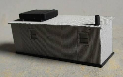 HO SCALE - SAR OLD STYLE MOBILE OFFICES, DETAILED, HAND MADE IN SA