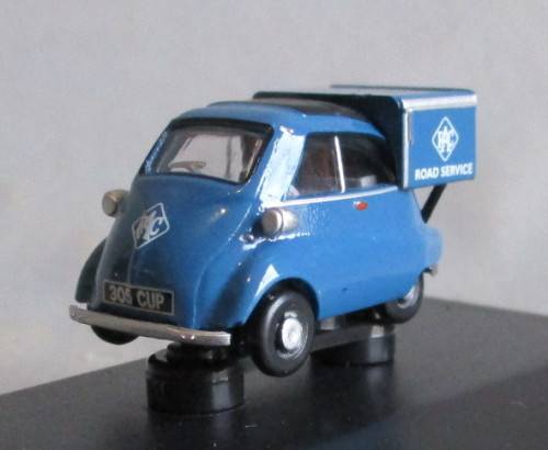 OXFORD 1/76 SCALE - BMW ISETTA RAC (BOXED)