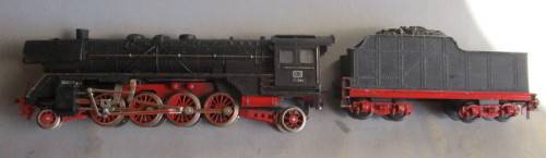 FLEISCHMANN HO SCALE - DB 2-8-2 STEAM LOCO & TENDER