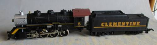 TYCO HO SCALE - 2-8-0 STEAM LOCO & TENDER "CLEMENTINE"