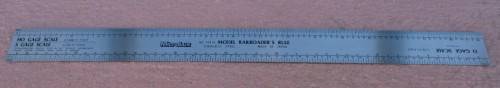 MICROLUX N, HO, S, O SCALE - MODEL RAILROADER'S RULE