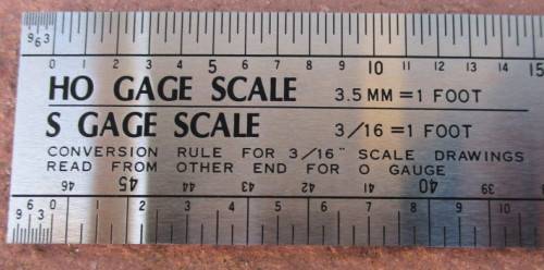 MICROLUX N, HO, S, O SCALE - MODEL RAILROADER'S RULE