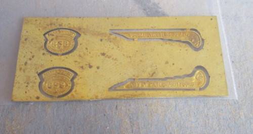 HO SCALE - STEAM LOCO SMOKE DEFLECTOR ROADNAME WINGS, CITY OF PIETERMARITZBURG #858