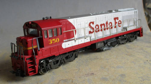 RIVAROSSI HO SCALE - SANTA FE DIESEL LOCO - SEE BLOW