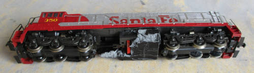 RIVAROSSI HO SCALE - SANTA FE DIESEL LOCO - SEE BLOW