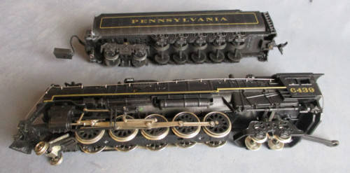 BACHMANN HO SCALE - 2-10-4 PENNSYLVANIA 6439 STEAM LOCO & TENDER - BOXED