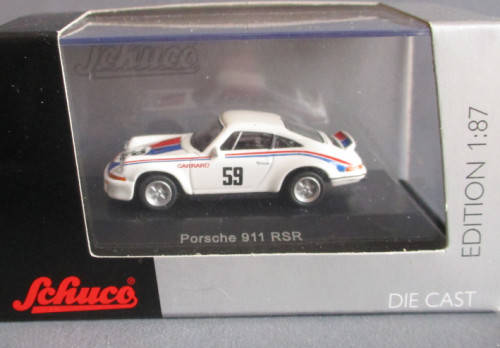 SCHUCO 1/87 HO SCALE - PORSCHE 911 RSR - BOXED